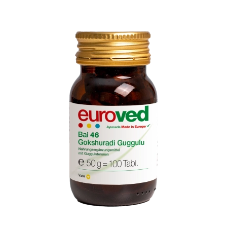 euroved - Bai 46 Gokshuradi Guggulu - 100 Tab | Miraherba Ayurveda