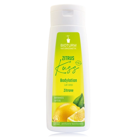 Bioturm - Loción corporal de limón, Beso Cítrico - 200 ml