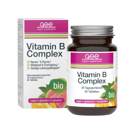 GSE - Bio Vitamin B Complex - 60 Tabletten