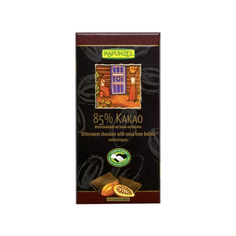 Rapunzel bitter chocolate with 85% cocoa 80g