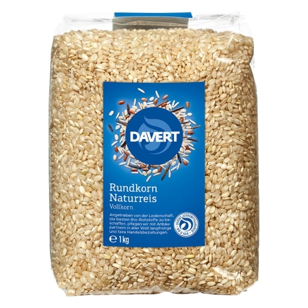 Davert de Rundkorn Arroz integral - 1 kg