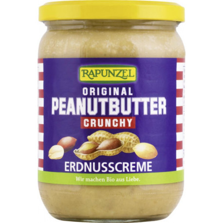 Rapunzel - Peanut Butter Crunchy - 500g American style peanut butter
