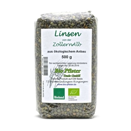 Bio-Pfister De Zollern Alb-Lentes - 500g