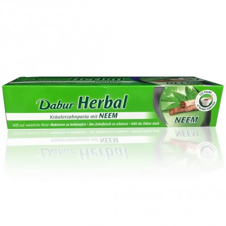 Dabur - Herbal Dentifrice Neem - 100g, naturel antiseptique