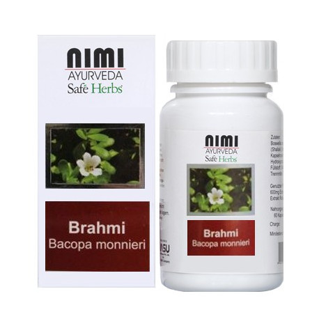 Nimi - Brahmi, Bacopa Monnieri Kapseln - 60 Stück