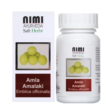 Nimi - Cápsulas Amla - 60 piezas, 10% taninos