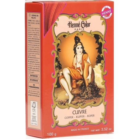 Henné Color De Cuivre Hennapulver Cobre - 100g