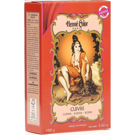 Henna Color - Cuivre henna powder copper - 100g