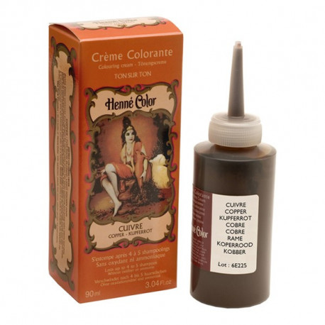 Henna, Color henna paste Cuivre copper red - 90ml