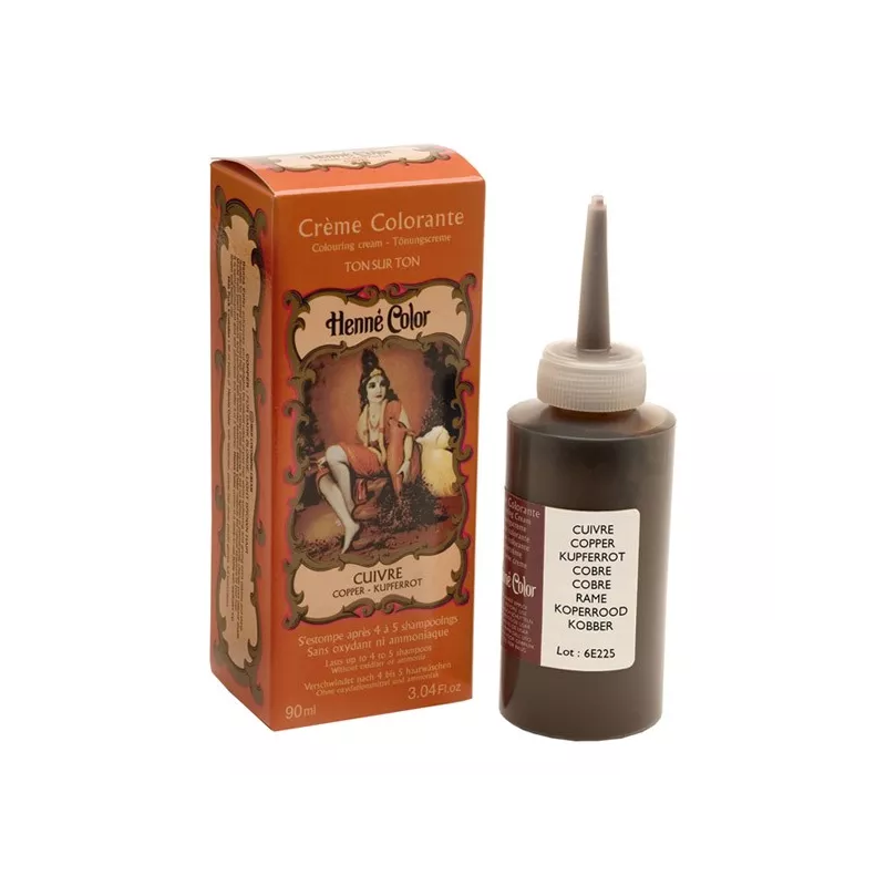 Henna, Color henna paste Cuivre copper red - 90ml