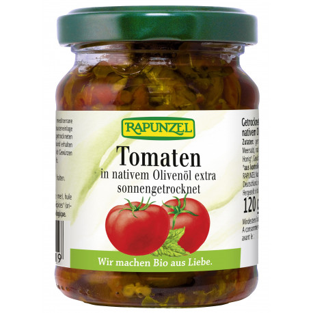 Raiponce - Tomates séchées à l'huile d'Olive 120g