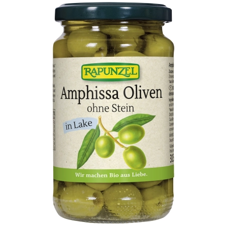 Raiponce - Olives Amphissa vert, sans la Pierre dans le Lac - 315g