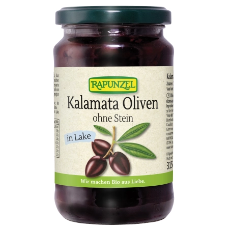 Raiponce - Olives Kalamata, violet, sans la Pierre dans le Lac - 315g