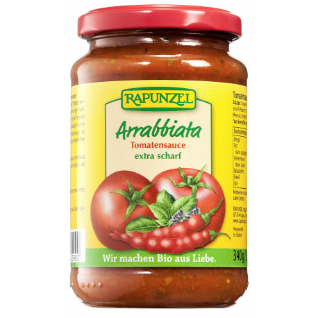 Rapunzel - salsa de Tomate Arrabbiata de 335ml