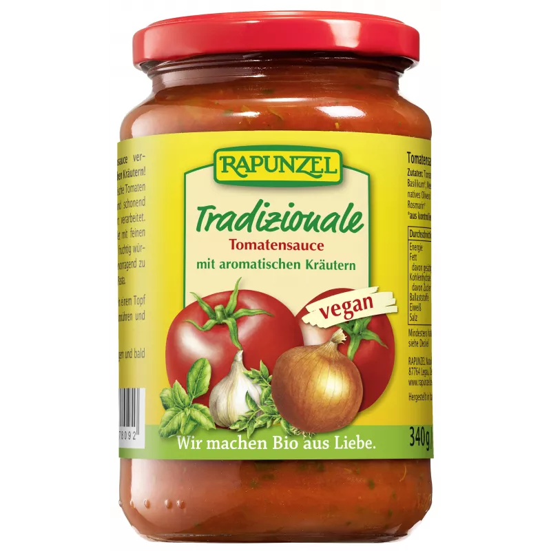 Rapunzel - Tomatensauce Tradizionale - 335ml