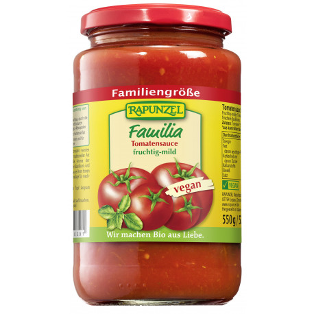 Rapunzel tomato sauce Familia - 525ml