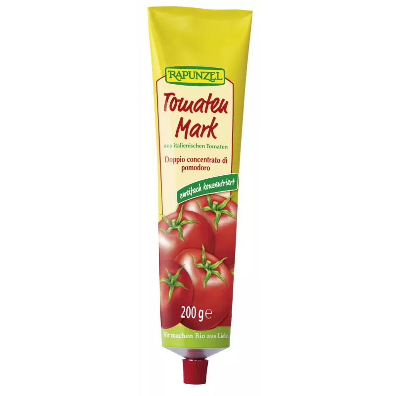 Rapunzel Tomato Paste 28% Tr.M. in the Tube - 200g, 2x concentrated