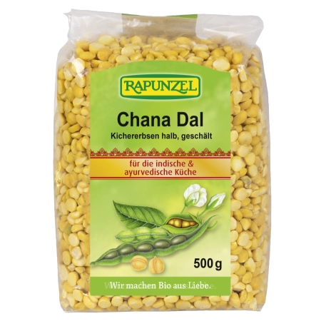 Rapunzel - Chana Dal, la mitad de los Garbanzos pelados - 500g