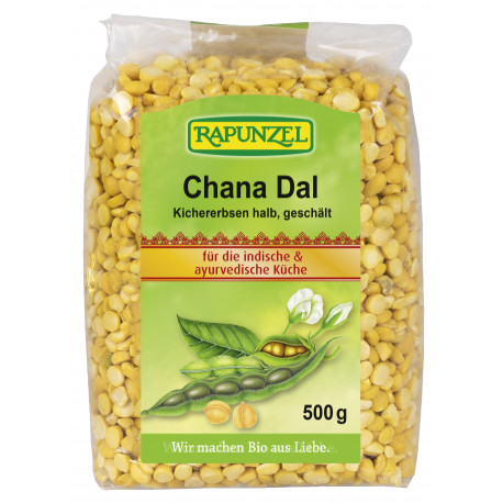 Rapunzel - Chana Dal, chickpeas, half, peeled - 500g