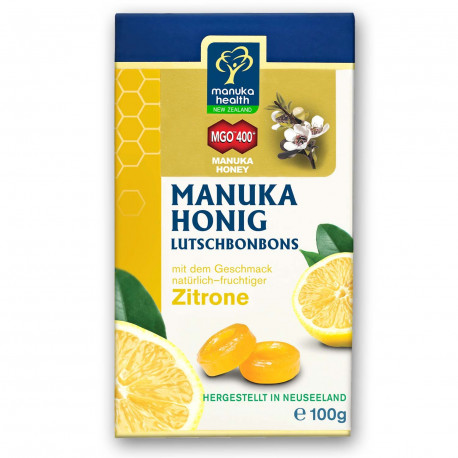 Manuka Health - Manuka Honig Lutschbonbons Zitrone  100g