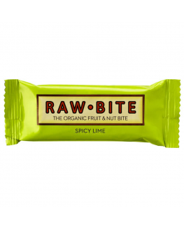 Raw Bite - Barre d'aliments crus BIO Citron vert épicé - 50g
