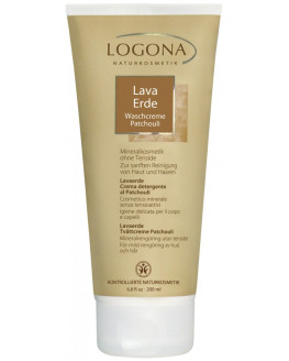 Logona - Crème lavante à la terre de lave Patchouli - 200ml