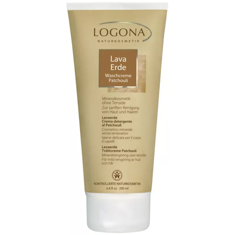 Logona - Lava Earth Wash Cream Pachulí - 200ml