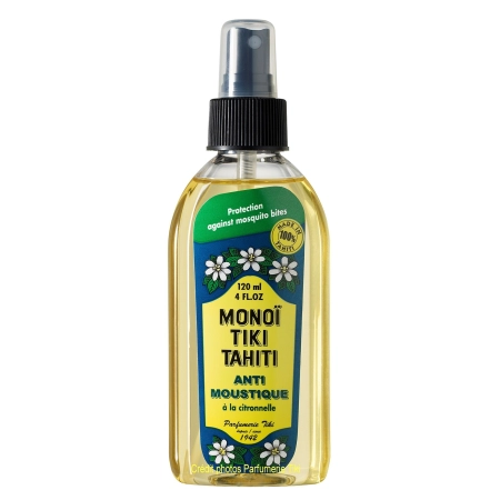 Monoi Tiki Tahiti - Repellente per zanzare Citronella - 120ml