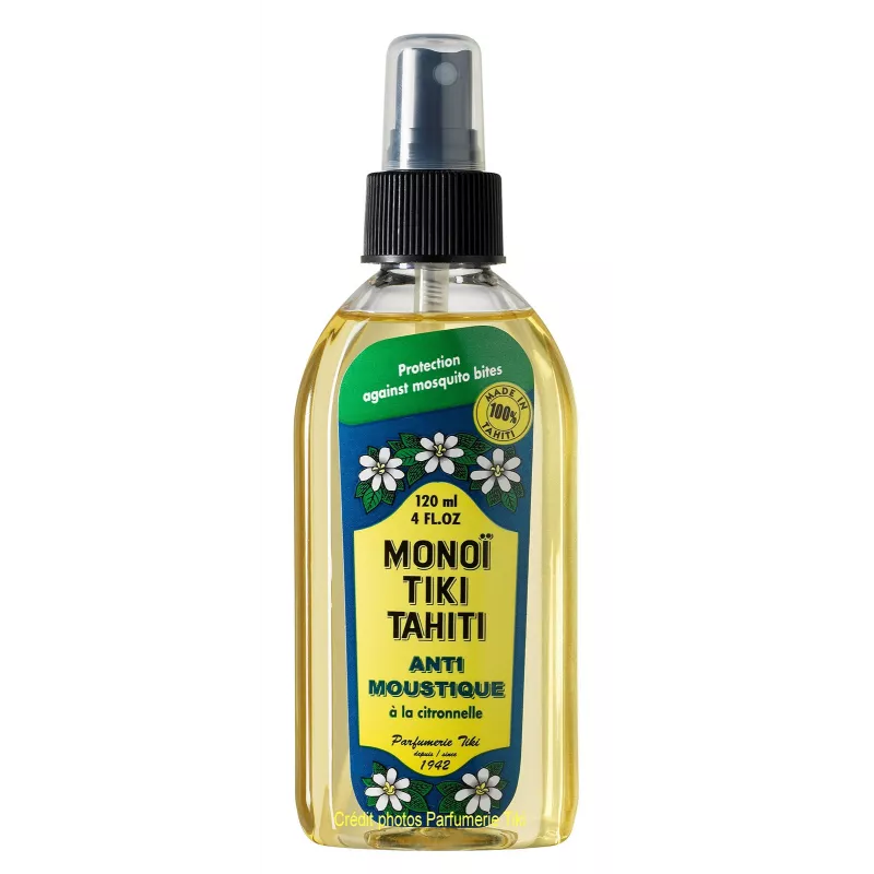 Monoi Tiki Tahiti - Mückenschutz Zitronengras - 120ml