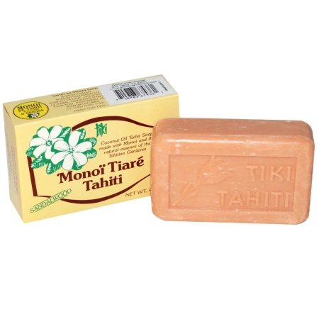 Monoï Tiki Tahiti Monoï Tiaré de bois de Santal Savon - 130g