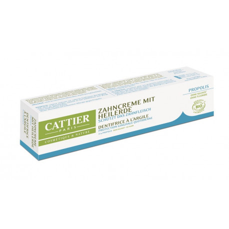 Cattier - Zahncreme mit Heilerde Propolis - 75ml