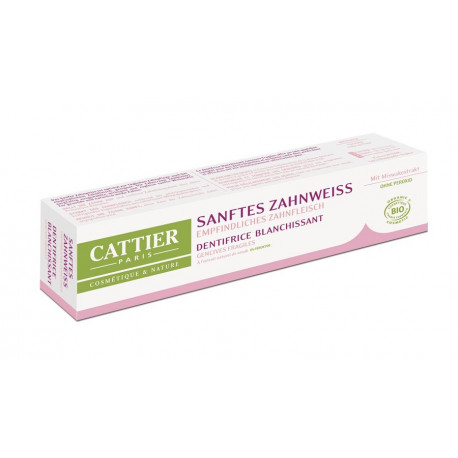 Cattier - Zahncreme Sanftes Zahnweiss - 75ml