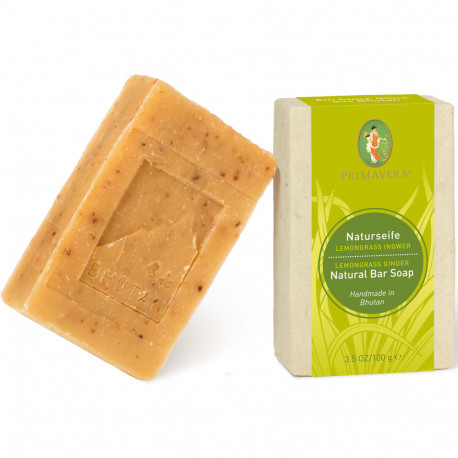 Primavera - natural soap-Lemongrass and ginger 100g