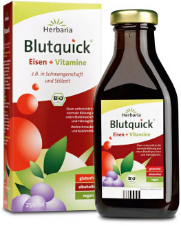 Herbaria - Blutquick bio Eisen + Vitamine - 250ml
