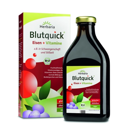 Herbaria - Blutquick bio Fer + Vitamines - 500ml