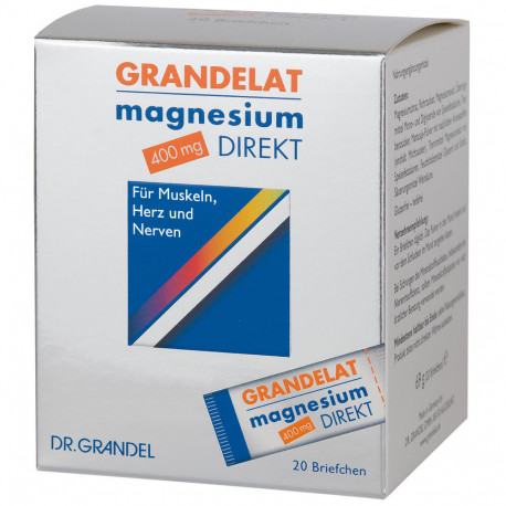 Le dr Grandel - Grandelat de Magnésium directement - 20 Pochettes
