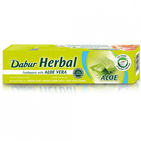 Dabur - Herbal Dentifrice à l'Aloe Vera - 100g