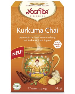 Yogi Tea - Kurkuma Chai Bio, Aufgussbeutel - 17St