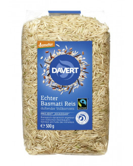 Davert - Demeter Basmati Reis, Vollkornreis FAIRTRADE - 500g