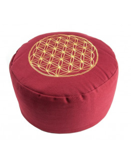 Berk Balance - meditation cushion, flower of life - red