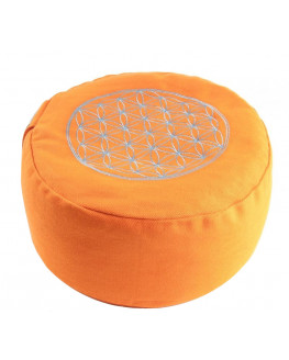 Berk Balance - cuscino da meditazione, fiore della vita - arancione