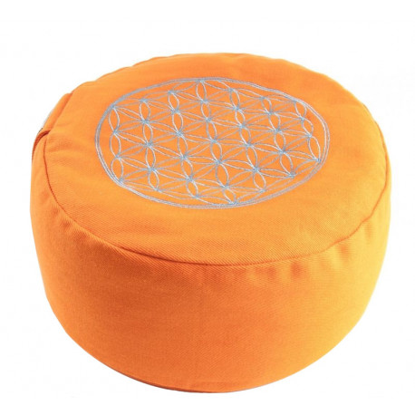 Berk Balance - cuscino da meditazione, fiore della vita - arancione