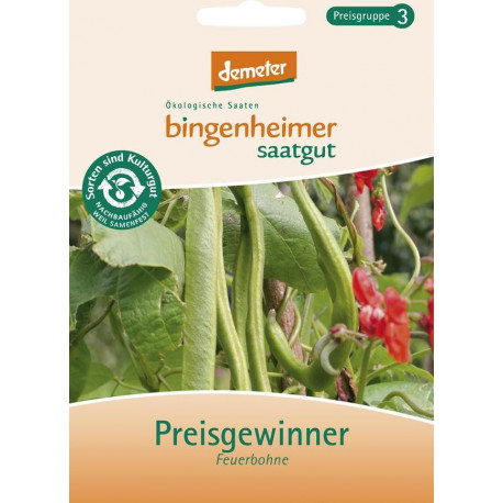 Bingenheimer - Saatgut Preisgewinner Feuerbohne