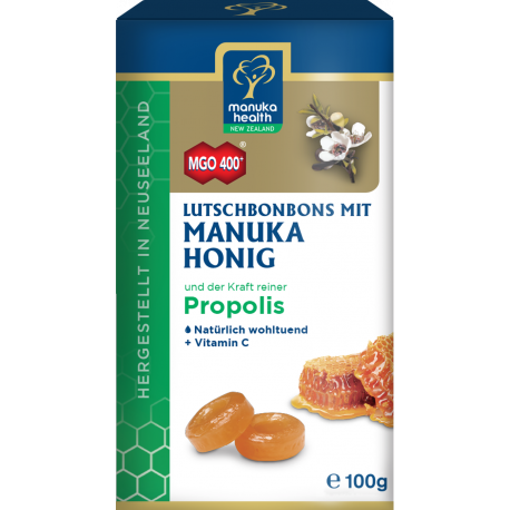 Manuka Health - Manuka honey MGO 400+ Propolis lozenges sweets - 100g