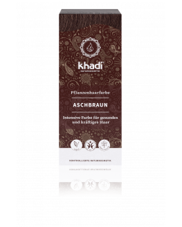 Khadi - Color de cabello a base de hierbas Castaño ceniza - 100g
