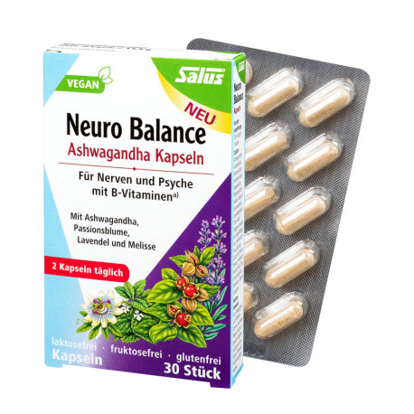 Salus - Neuro-Balance Ashwagandha Capsules - 30 Capsules