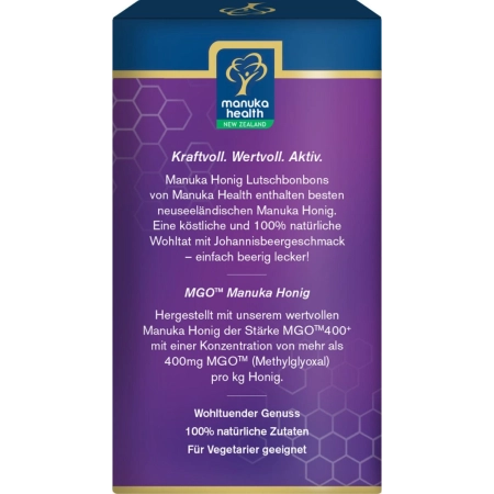 Manuka Health - Manuka Honey Blackcurrant Lozenges 100g