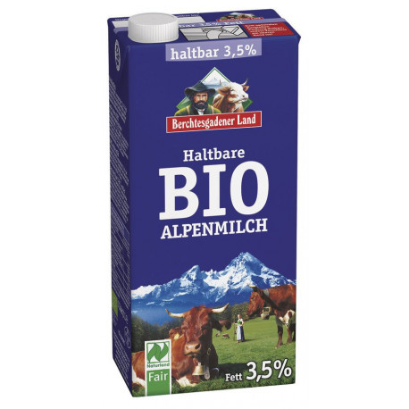 Berchtesgadener Land - Haltbare Bio Alpenmilch 3,5% | Miraherba