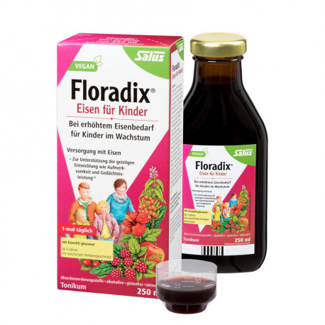 Salus - Floradix® Hierro para Niños de 250ml | Miraherba Suplementos