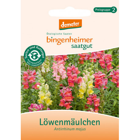 Bingenheimer Seed - Snapdragons | Miraherba Organic Garden